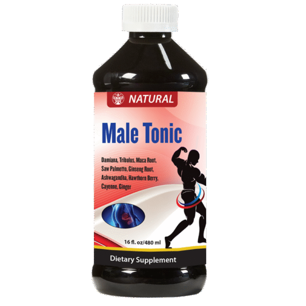 Male Tonic with Tribulus, Maca, Saw Palmetto and Ashwagandha (16oz)